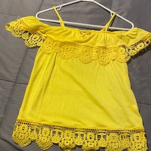 Never worn yellow shirt